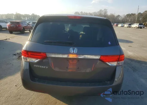 2014 Honda Odyssey Ex z USA, uszkodzony, nr VIN 5FNRL5H43EB078977